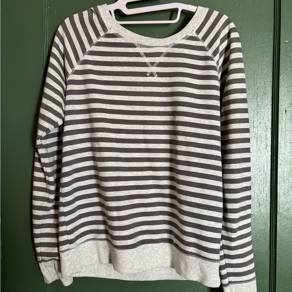 Striped Gray Sweater